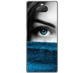 Tumundosmartphone Funda Gel Tpu para Sony Xperia 10 Plus diseño Ojo Dibujos