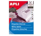 CAJA 500 HOJAS ETIQUETA BLANCA ILC 105X37 01785 APLI