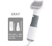 Quiet Pet Hair Dryer with Comb Brush for Grooming Dogs, Cats, and Kittens - Fast Drying and Gentle on Fur