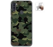 Tumundosmartphone Funda Gel Tpu para Samsung Galaxy A11 / M11 diseño Camuflaje Dibujos