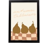 Nacnic Frutas En La Vajilla Lamina - Cuadros Decorativos Estéticos