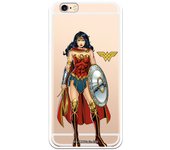 Funda original compatible con iPhone 6 o 6S con un diseño de JL Wonder Woman Escudo