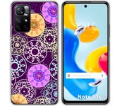 Funda Silicona para Xiaomi Redmi Note 11s 5G diseño Radial Dibujos