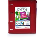 Office Box Carpeta & Block A4 Colorline en Polipropileno con Cierre de Gomas