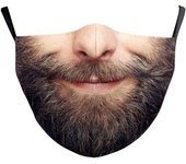 Halloween Adults Mouth Masks Funny Printed Cotton Blend Facial Expressions Washable Mascaras Face Shield Masque Facial Masks