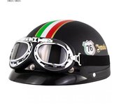 Electric helmet men and women summer sunscreen helmet battery motorcycle four seasons general summer half helmet.