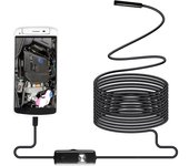 5.5MM Class Endoscope Camera USB Type C 1M Longth Flexible Waterproof Industrial Endoscope Camera for Mobile Phone Adjustable