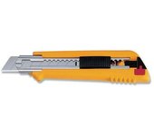 Cúter con bloqueo automático, mecanismo de cambio automático de cuchilla con cargador para 6 cuchillas y cuchilla de 18 mm