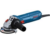 Bosch Professional amoladora angular con cable GWS 12-115 (Ø del disco: 115 mm, potencia 1200 W, prot. contra re arranque, incl. caperuza protectora, tuerca apriete, llave brida, empuñadura auxiliar)