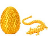Full Articulated Dragon 8.7 Inch Articulated Dragon with A Egg 3D Printed Gem Dragon Toy Decompression Creative Toys