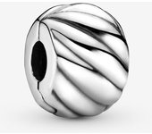 Charm Pandora de Clip Plumas Pulidas