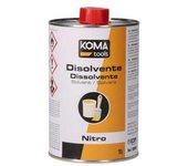 DISOLVENTE 1L KOMA TOOLS - Ideal para pinturas y disolventes - 96694