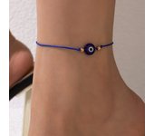 Bohemian Turkish Evil Eye Anklets For Women Men Round Colorful Beads Leg Chain Anklets Bracelet Summer Beach Foot Jewelry Gifts
