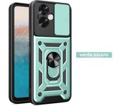 Shockproof Armor Magnetic Case for OPPO A98 A94 A93 A92 A79 A78 A77 A76 A74 A73 A72 A58 A57 A56 5G 4G Slide Camera Protect Cover