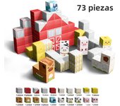100PCS Magnetic Blocks Build Frozen Castle Magnet WorldToddler Christmas Birthday Gifts Sensory Toys for3+  Girls and Boys