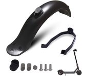 Soporte de guardabarros, accesorio de repuesto para scooter eléctrico con tornillos y cubiertas de tornillos