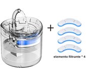 Cat Water Feeder Automation Sensor Faucet Fountain Food Grade Transparent Plastic Dog Water Dispenser For Cat Pet Sensor Drinker