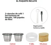 Stainless Steel Nespresso Refillable Coffee Capsule Coffee Tamper Reusable Coffee Pod Coffeeware Accessories For Barista