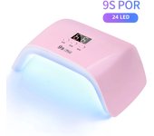 Mini Nail Dryer Machine Portable 24 LED UV Manicure Lamp Home Use Nail Lamp For Drying Polish Varnish With USB Cable