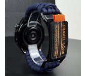 22mm 20mm for samsung galaxy watch 7/6/5/4/6classic/5pro band 44mm 40mm 47mm 43mm 45mm nylon rope strap for huawei watch gt 5 4