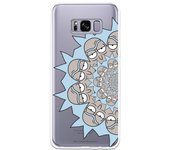 Funda original compatible con Samsung Galaxy S8 - Rick y Morty Half Rick