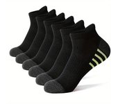 5pairs High-Quality Men's Short Hosiery: Large Fit, Netted Design, Summer Stocking