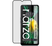 Protector Cristal Templado Completo 5D Full Glue Negro para Realme Narzo 50 5G Vidrio
