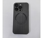 New Magsafe Magnetic Wireless Charging Wood Grain Shockproof Phone Case For iPhone 16 Pro Max 14 11 12 13 15 Pro Max Back Cover