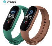 2PCS Watchbands for Xiaomi Mi Band 7 bracelet Miband 5 6 NFC Replacement Wristband Sport Silicone correa mi band 7 6 3 4 8 strap