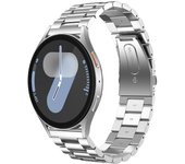 Correa de Acero para Samsung Galaxy Watch 7 / 6 / 5 / 4 / Amazfit GTS 4 / Garmin Vivoactive 5, Modelo Metal Acero Ancho 20mm