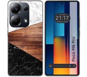 Funda Silicona para Xiaomi Poco M6 Pro 4G diseño Mármol 11 Dibujos