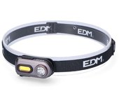 Linterna Frontal EDM 2 LEDs 3 + 5W Recargable con USB 36416