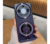 With Ring Stand Magnetic Protective Soft Glitter Back Cover Case For Honor Magic 6 Lite Pro 5 X9 X9AB X8 X8AB X7 X7AB X6A 4G 5G