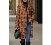 Abrigo Largo para Mujer, chaqueta Largo de sudadera
