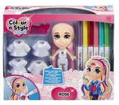 Goliath Muñeca de Moda Colour´N´Style - Deluxe: Rose