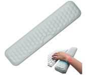 Reposamuñecas para teclado Fituenly, almohadilla acolchada de espuma viscoelástica, soporte para reposamanos para oficina, computadora, computadora portátil, Mac, alivia el dolor de muñeca y escribe cómodamente