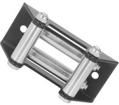 Winch Roller Fairlead Cable Guide 4 Way High Strength Roller Steel Fairlead 4500LB Roller Cable Guide