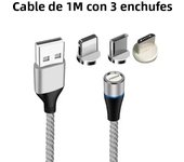 5A Super Fast Magnetizing Data Cable 3 In 1 Multi Function Mobile Phone Charging Cable For Iphone Android Huawei Typec Luminous