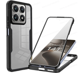 For Xiaomi 14T 13T Pro Case 360 Full Body Protection Transparent Phone Cover for Poco X6 F6 F5 M6 Pro Shockproof Cases