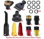 For Karcher SC1 SC2 SC3 SC4 SC5 SC7 CTK10 CTK20 Handheld Steam Brush Head Powerful Nozzle Replacement Vacuum Cleaner Parts