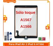 Front Glass Touch For iPad Apple iPad 6 Air 2 A1567 A1566 Touch Screen Digitizer For iPad 6 Air 2 Parts