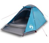 vidaXL Tienda de campaña iglú 4 personas tela opaca impermeable Color Azul,  Gris y naranja,  Verde y mas