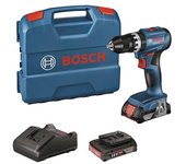 Kit taladro BOSCH percutor bateria GSB 18v-45 profesionaL