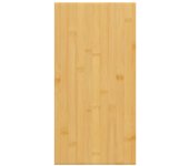 vidaXL Estante de pared de bambú 40x20x1.5 cm, 60x20x1.5 cm, 80x20x1.5 cm Mueble Almacenaje Estantería para Oficina, Estudio, Dormitorio Estantería/Librería/ mueble de Almacenamiento