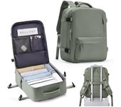 Mochila Viaje Cabina Avion 40x20x25 Mujer Ryanair Maletas de Viaje Cabina 45x36x20 Easyjet Avion Bolso de viaje Hombre Equipaje de Mano Mochila Travel Backpack Mochila para Portatil Impermeable