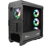 Natec Caja Gaming GENESIS IRID 503 ARGB MATX 1XUSB 3.0 2XUSB 2.0 S/F Cristal Templado - Diseño Atractivo