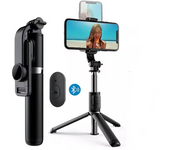 Tripode Palo Selfie Soporte Mando Bluetooth 103cm Vlogging Grabacion Video Movil Q02,con Mando a Distancia Inalámbrico Desmontable,Envio desde España