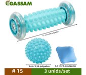 Massage Ball - Foot Pain Therapy Kit - Plantar Fasciitis, Heel Spur, Sore Muscles, Trigger Point - Back, Arm, Neck, Shoulder,Leg