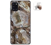 Tumundosmartphone Funda Gel Tpu para Samsung Galaxy A31 diseño Mármol 14 Dibujos