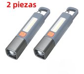 1-10PCS Super Bright LED Flashlight XPE Torch Light With Hook Camping Light USB Rechargeable Zoomable Waterproof Flashlight
